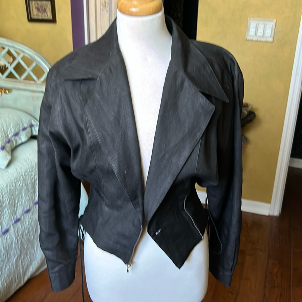 Vintage Tina Hagen Linen Jacket in Size S
